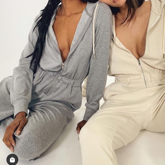 SOLD OUT WWW Leisure Jumpsuit Grey - Picture 1 of 6
